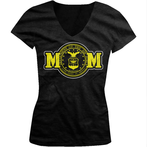 Air Force MOM Department V-neck T-shirt