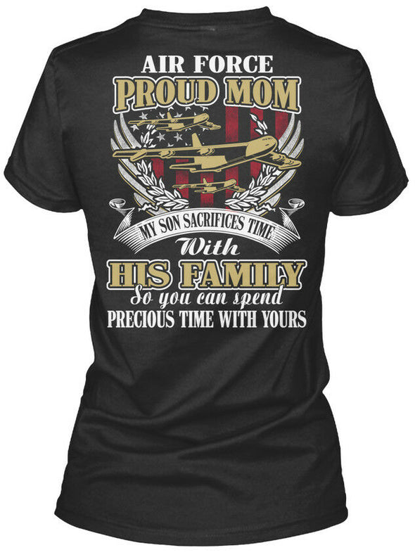 Air Force Proud Mom Sacrifices T-shirts