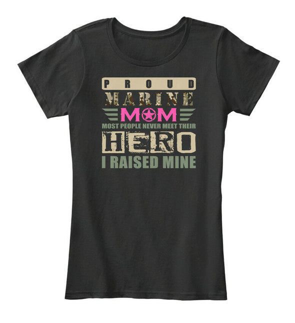 Marine Mom Most People & Me T-shirts