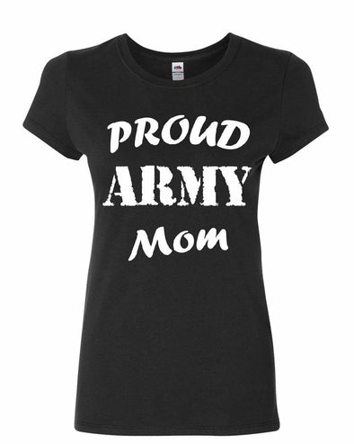 Proud Army Mom Simple T-shirts