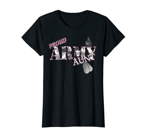 Proud Army Aunt Camo T-shirts